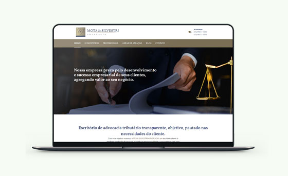 modelo de site para advogado