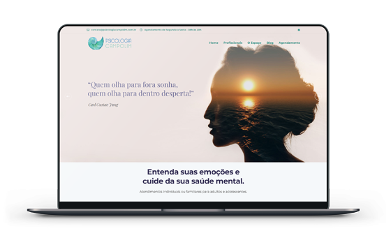 layout de site para psicologo