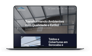 site para empresa de toldos