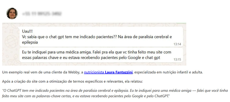exemplo simples de backlink