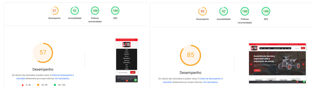 google performance velocidade no celular