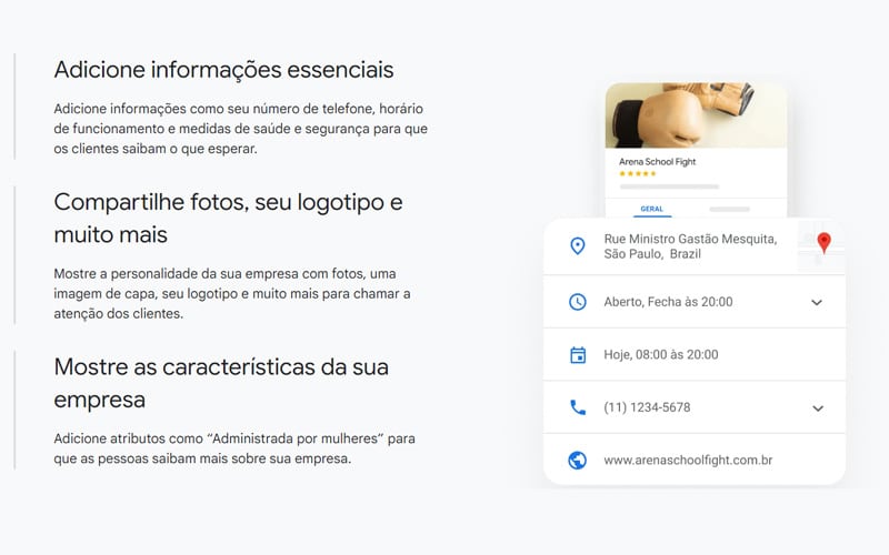 como cadastrar no google meu negocio