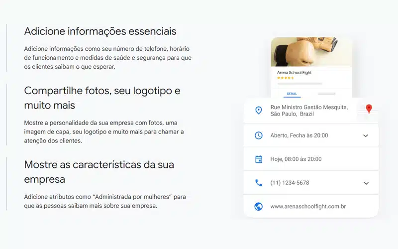 como cadastrar no google meu negocio