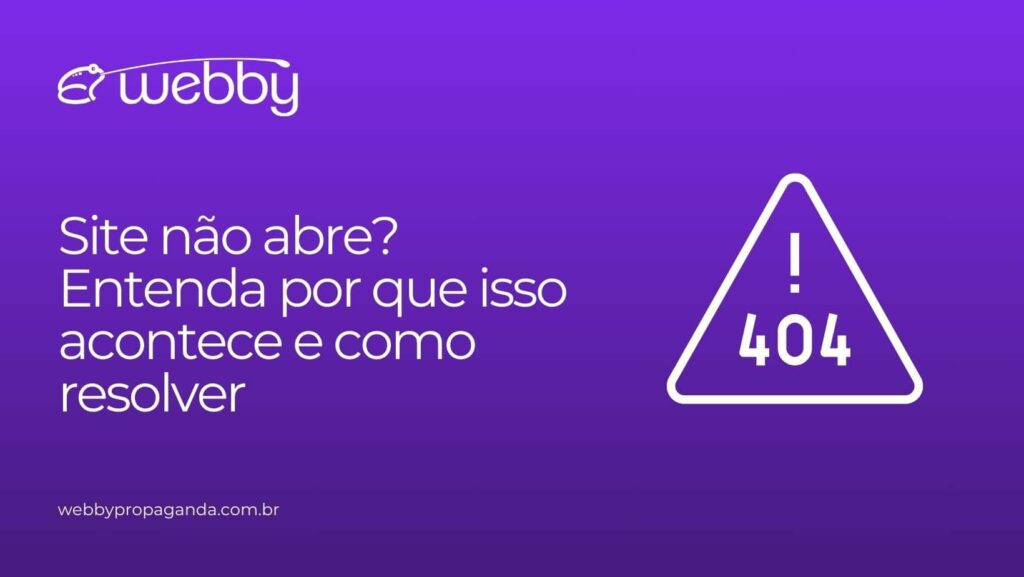Site não abre