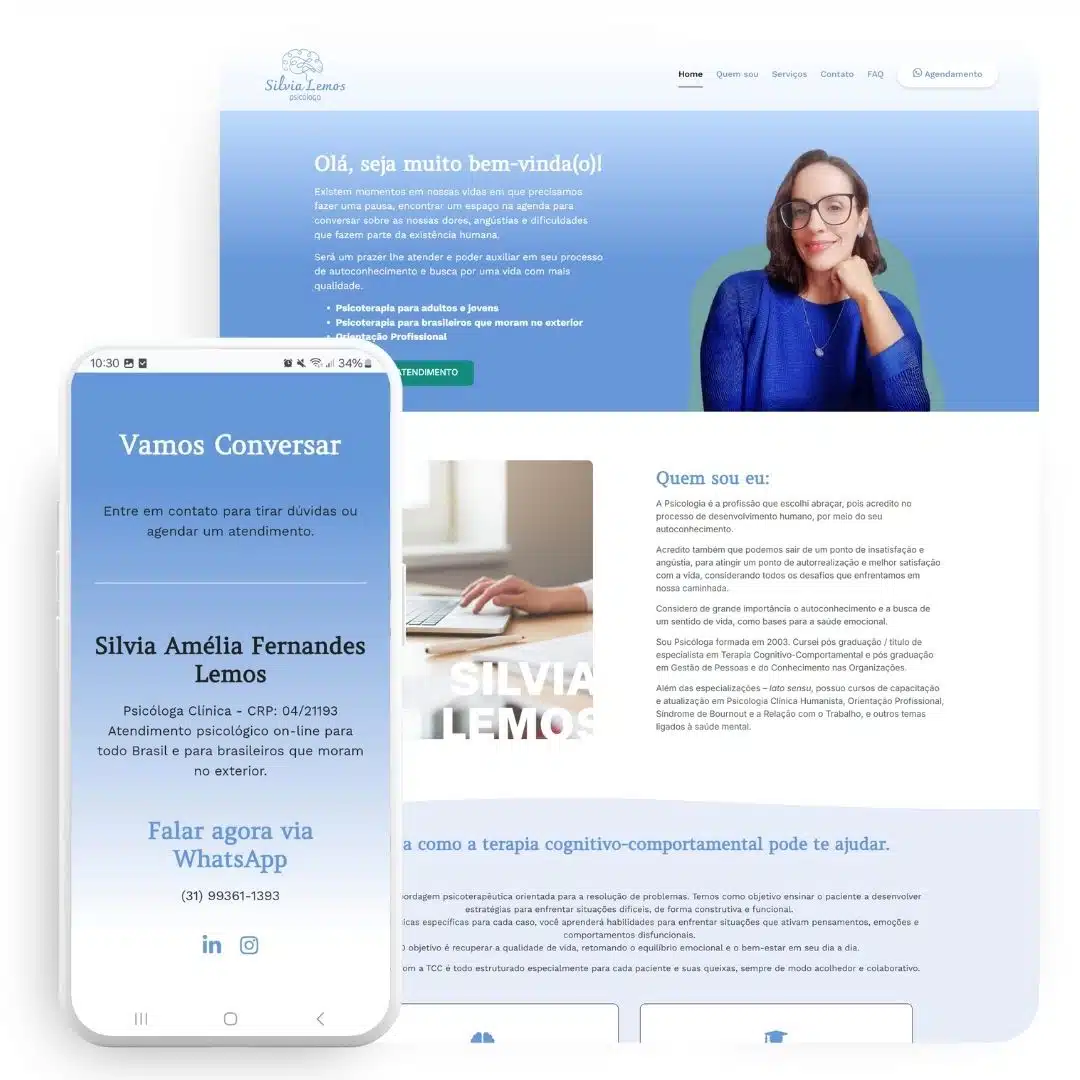 landing page para psicologo