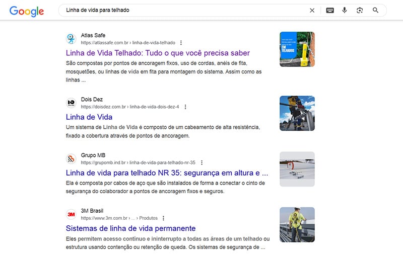 tela de pesquisa do google