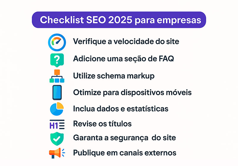 Checklist seo 2025