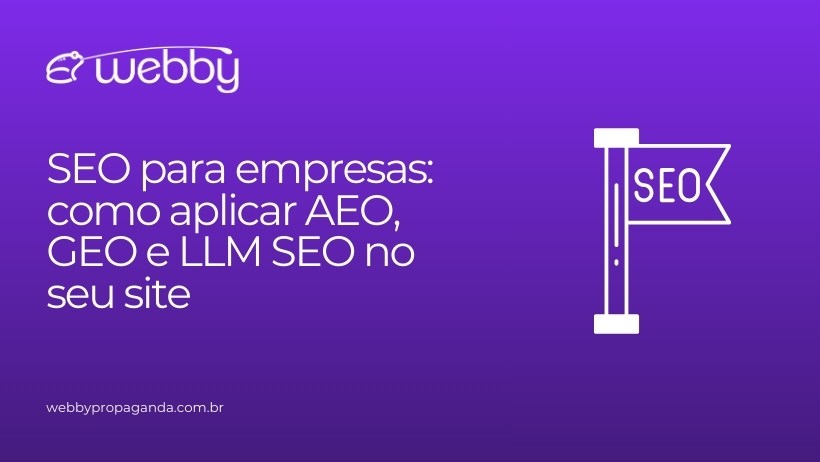 SEO para empresas AEO, GEO e LLM SEO