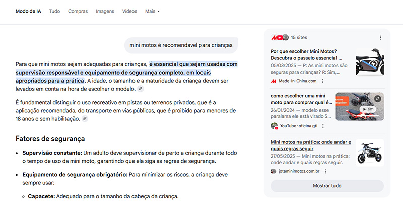 IA DO GOOGLE TESTE