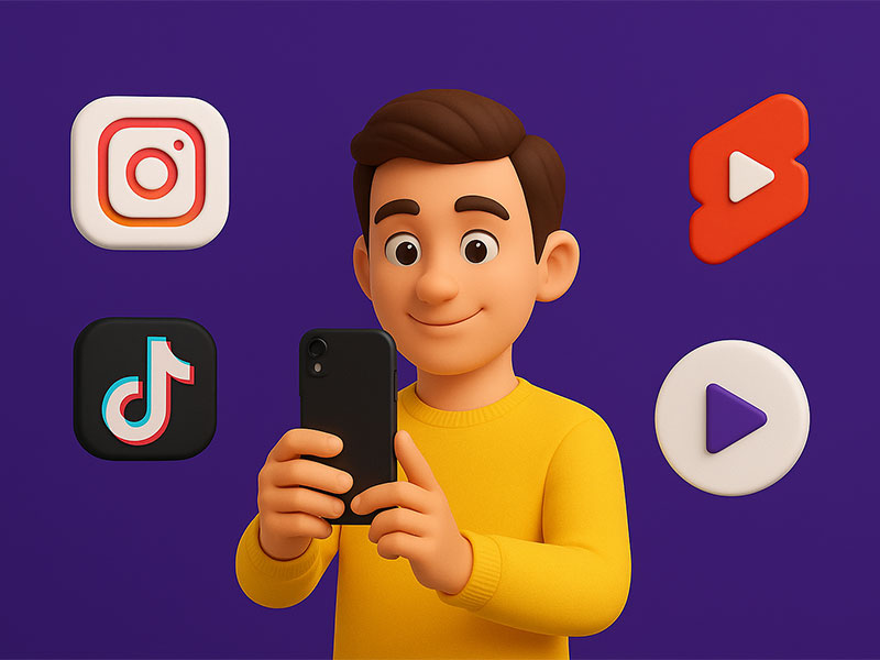 Pessoa-segurando-celular-gravando-um-vídeo