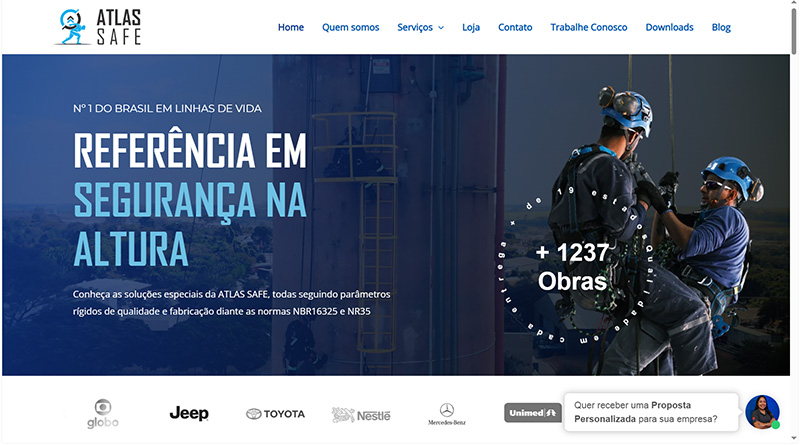 site empresarial