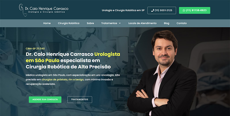 site-corporativo-para-medicos
