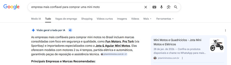 pesquisa de cliente webby jota mini motos