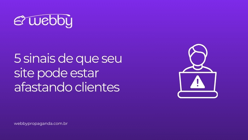 site pode estar afastando clientes