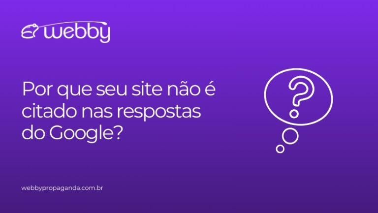 site não é citado nas respostas do Google