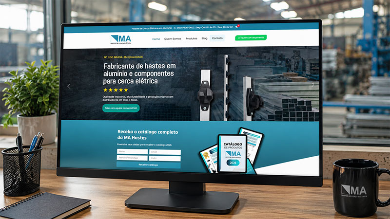 criacao de site para fabricante